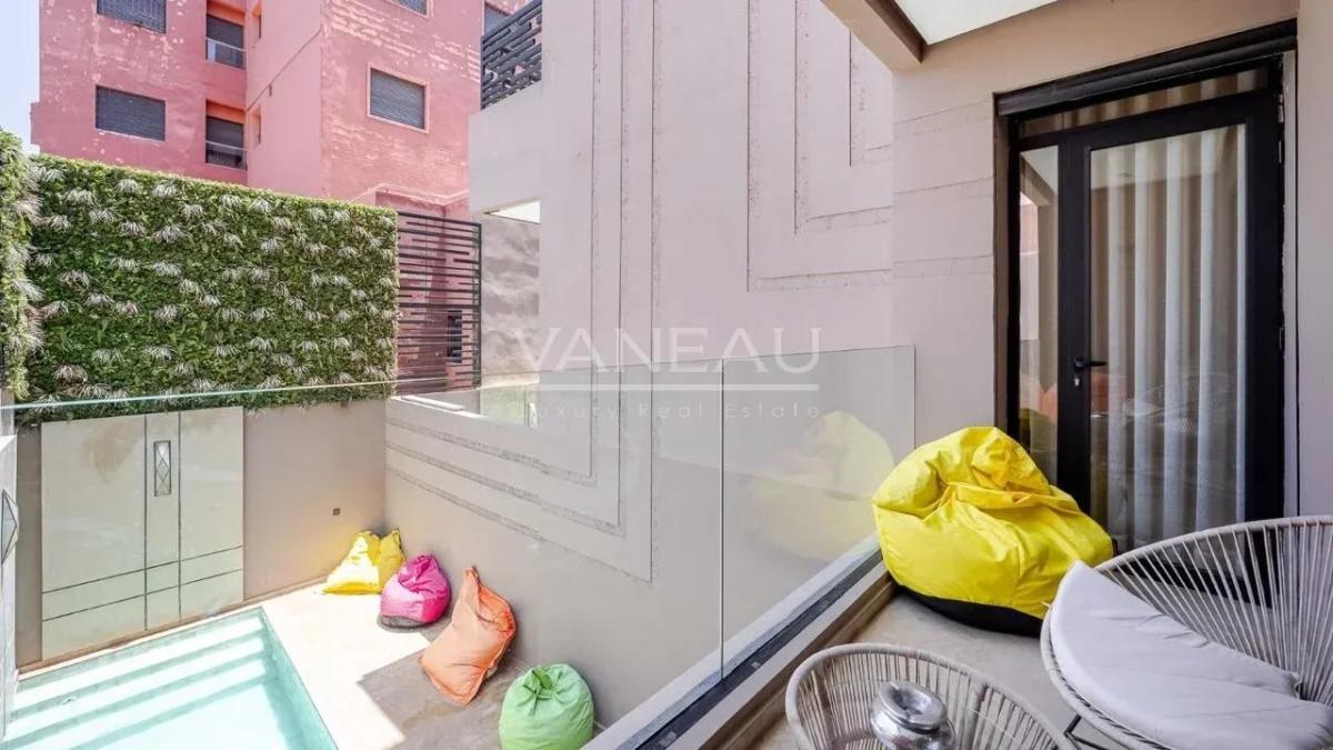 Duplex avec piscine privée – Marrakech