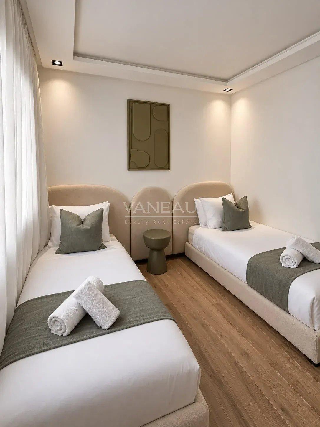 Appartement meublé de 3 chambres avec piscine à 2 minutes de M Avenue