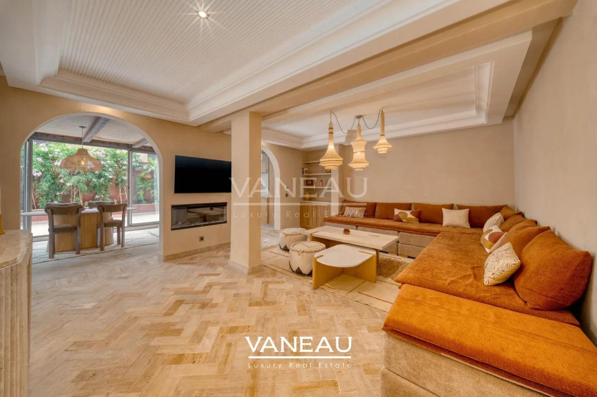 Appartement 2 chambres Gueliz avec terrasse privative de 70 m² et bassin
