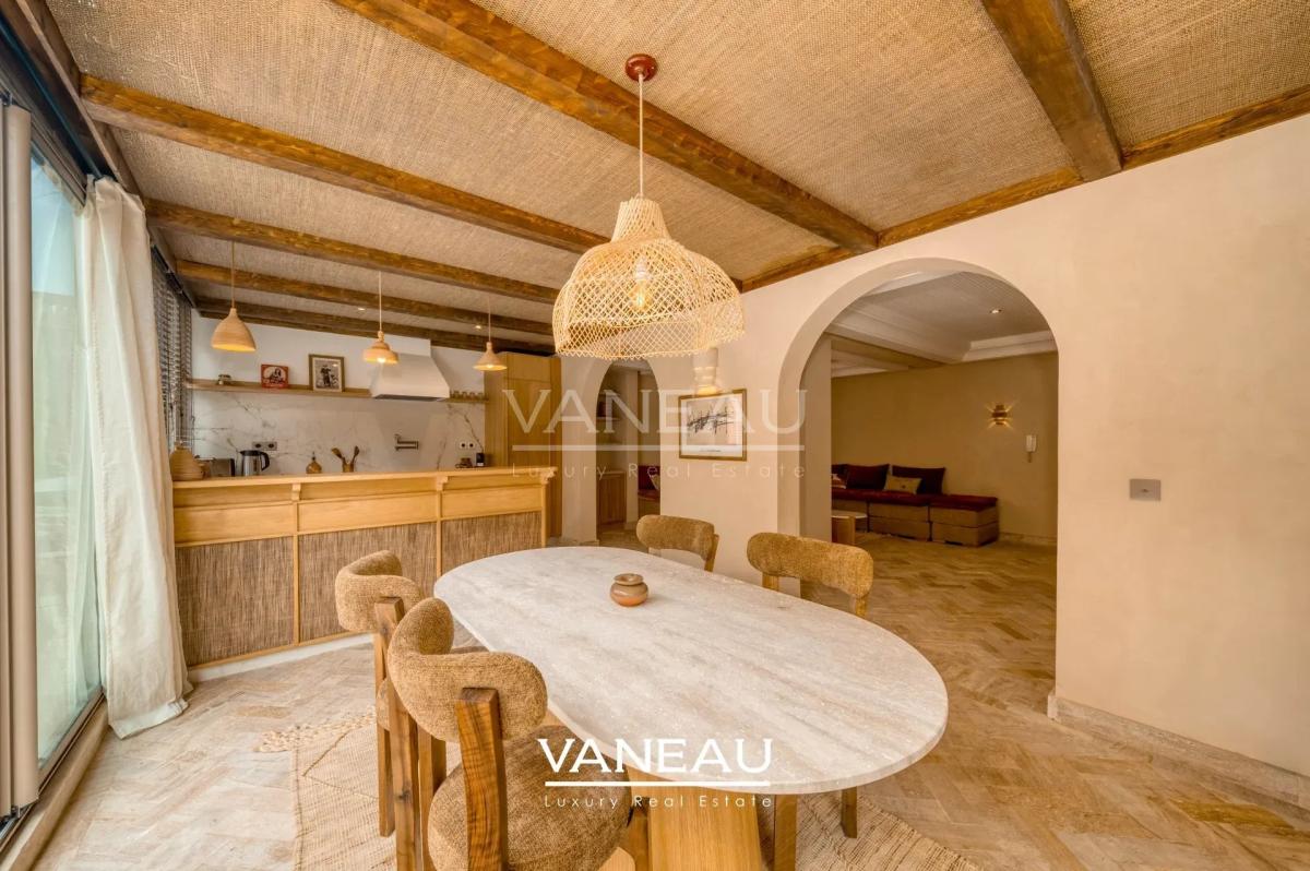 Appartement 2 chambres Gueliz avec terrasse privative de 70 m² et bassin