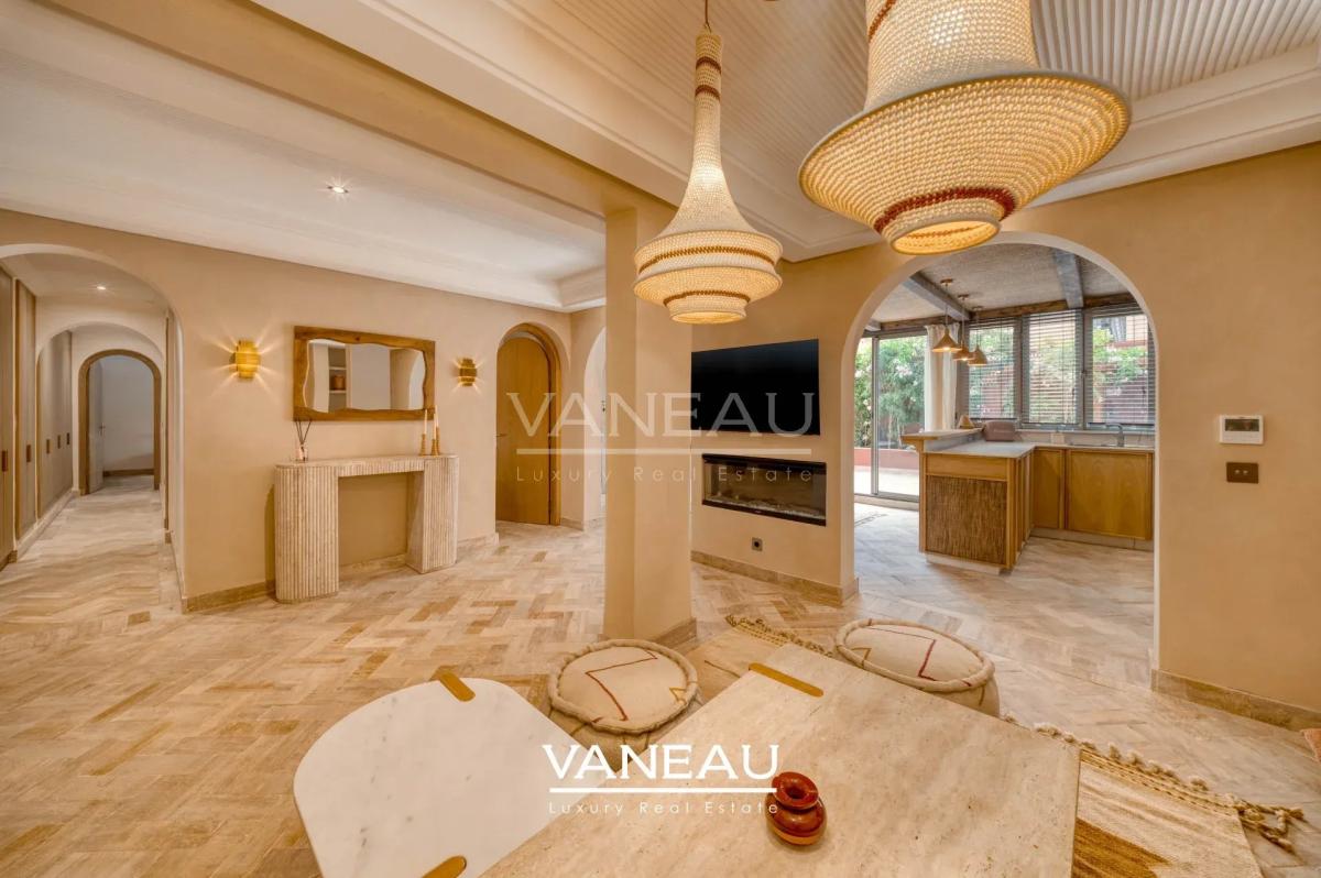 Appartement 2 chambres Gueliz avec terrasse privative de 70 m² et bassin