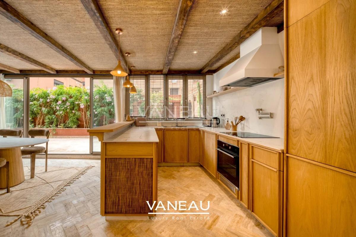 Appartement 2 chambres Gueliz avec terrasse privative de 70 m² et bassin