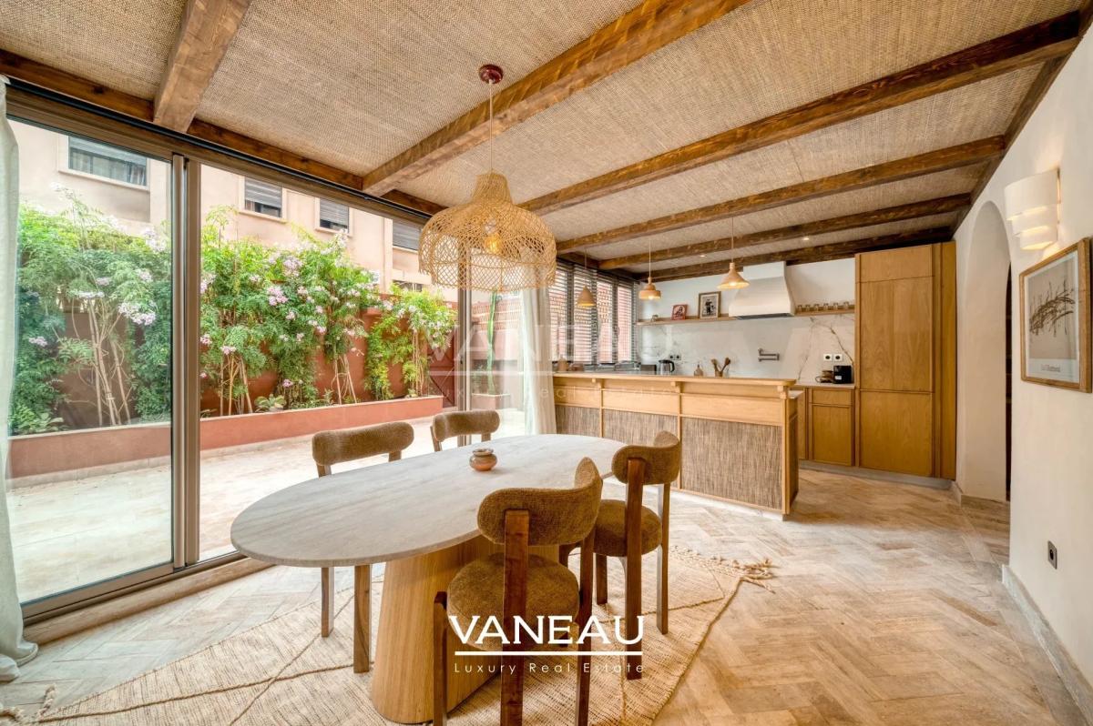 Appartement 2 chambres Gueliz avec terrasse privative de 70 m² et bassin