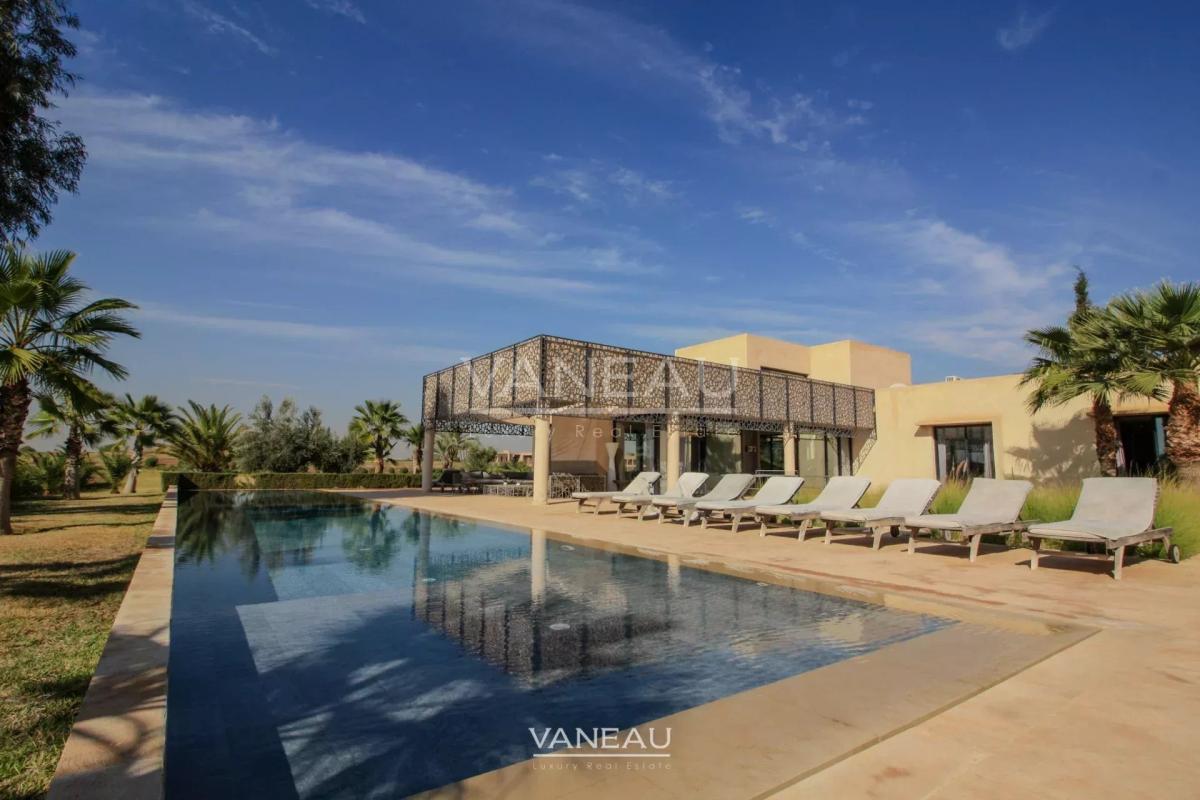 VENTE MAGNIFIQUE VILLA CONTEMPORAINE SUR GOLF