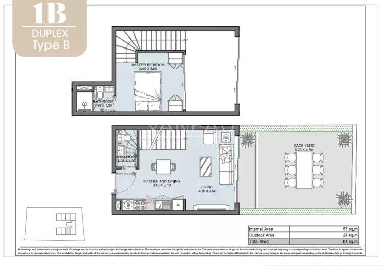 Appartement et duplex 1 chambre dans une résidence de prestige d