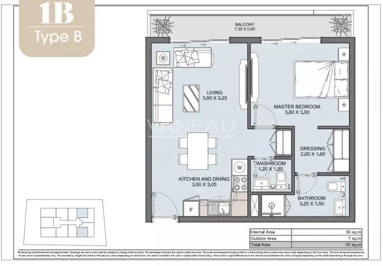 Appartement et duplex 1 chambre dans une résidence de prestige d