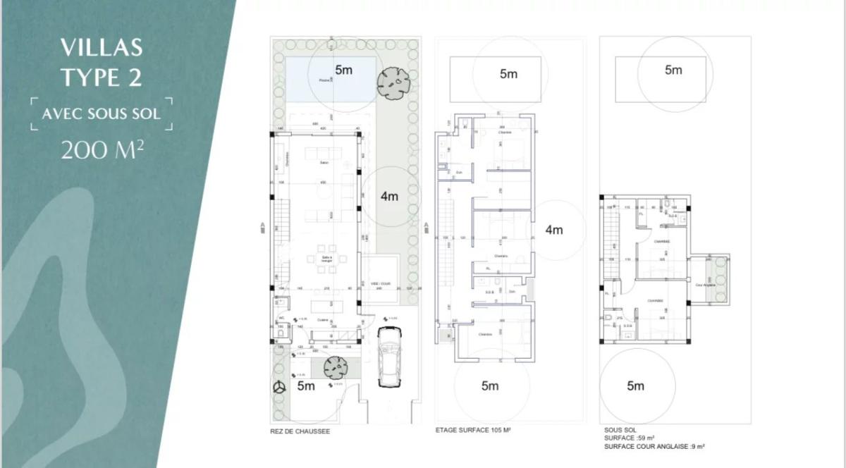 Villa neuve 3 suites