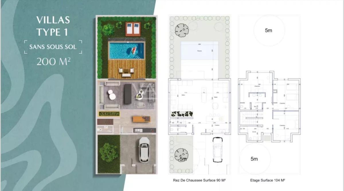 Villa neuve 3 suites