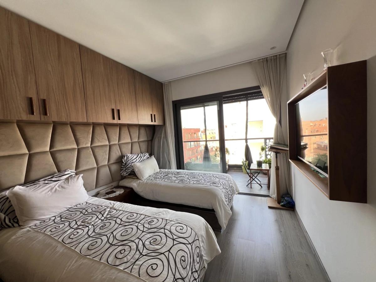 Appartement dernier étage 2 chambres en plein coeur de Gueliz