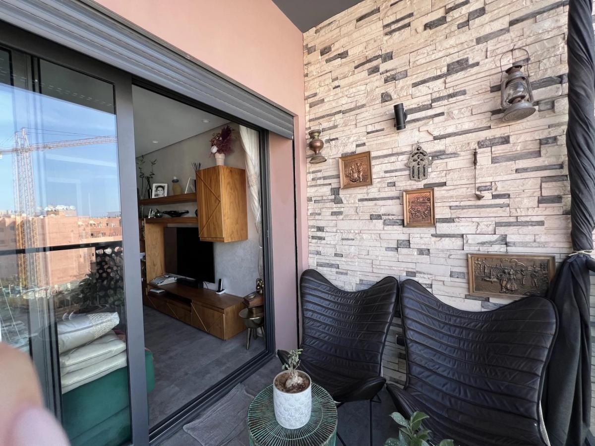 Appartement dernier étage 2 chambres en plein coeur de Gueliz