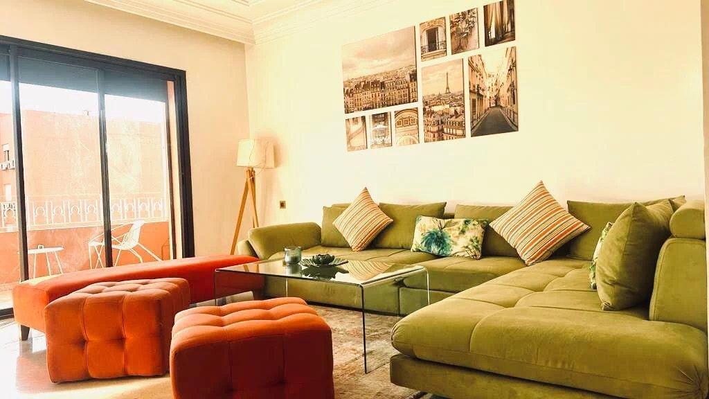 Appartement lumineux 1 chambre Gueliz