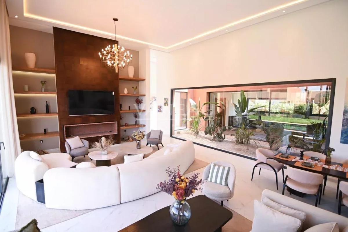 Villas de plain pied sur plan sur la route du barrage