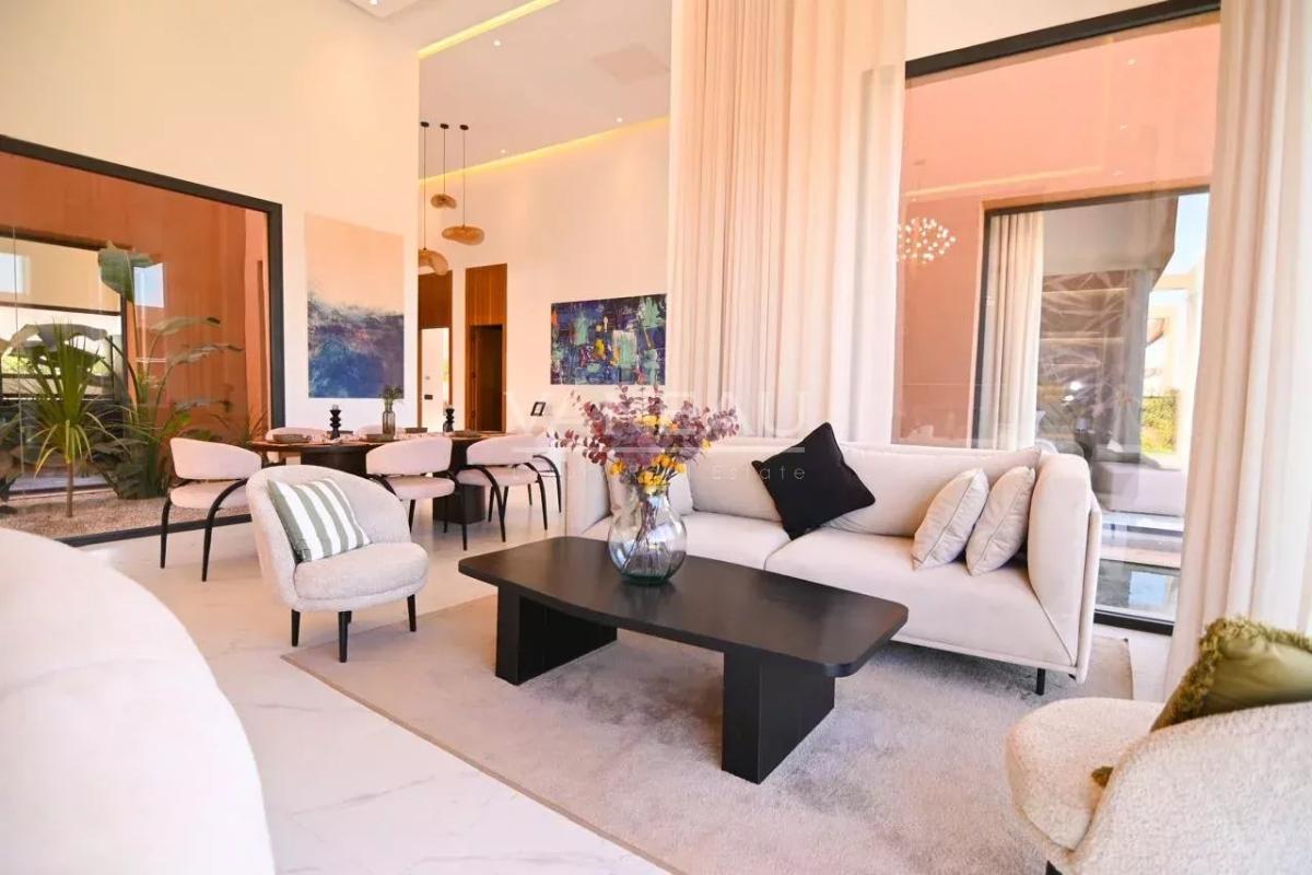 Villas de plain pied sur plan sur la route d'Amizmiz
