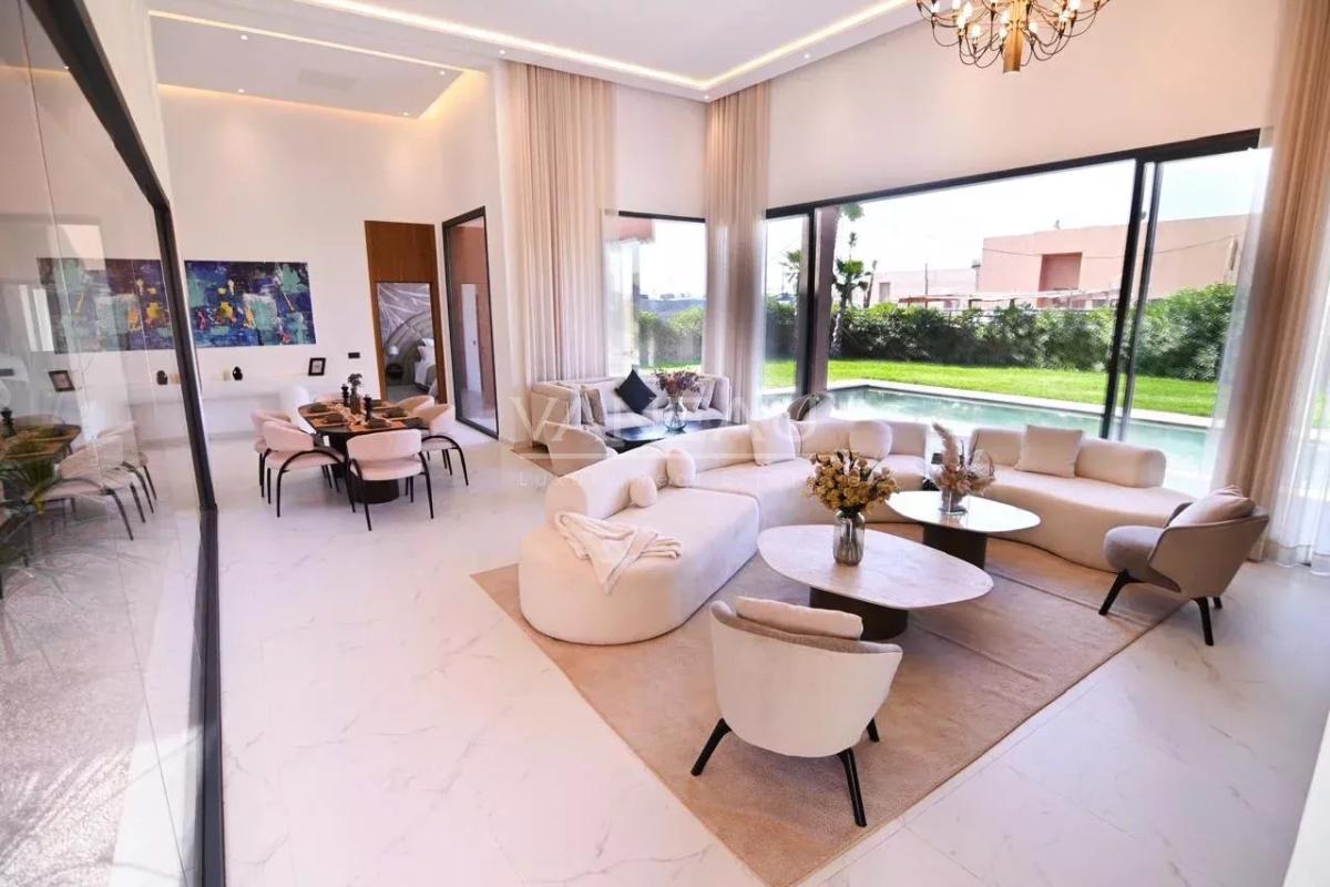 Villas de plain pied sur plan sur la route d'Amizmiz