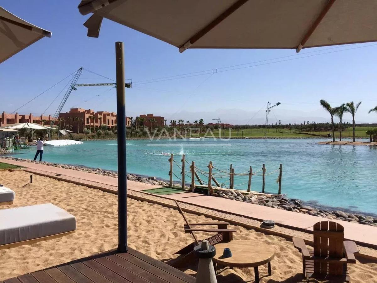 Villa front de front de golf  vue sur Atlas.