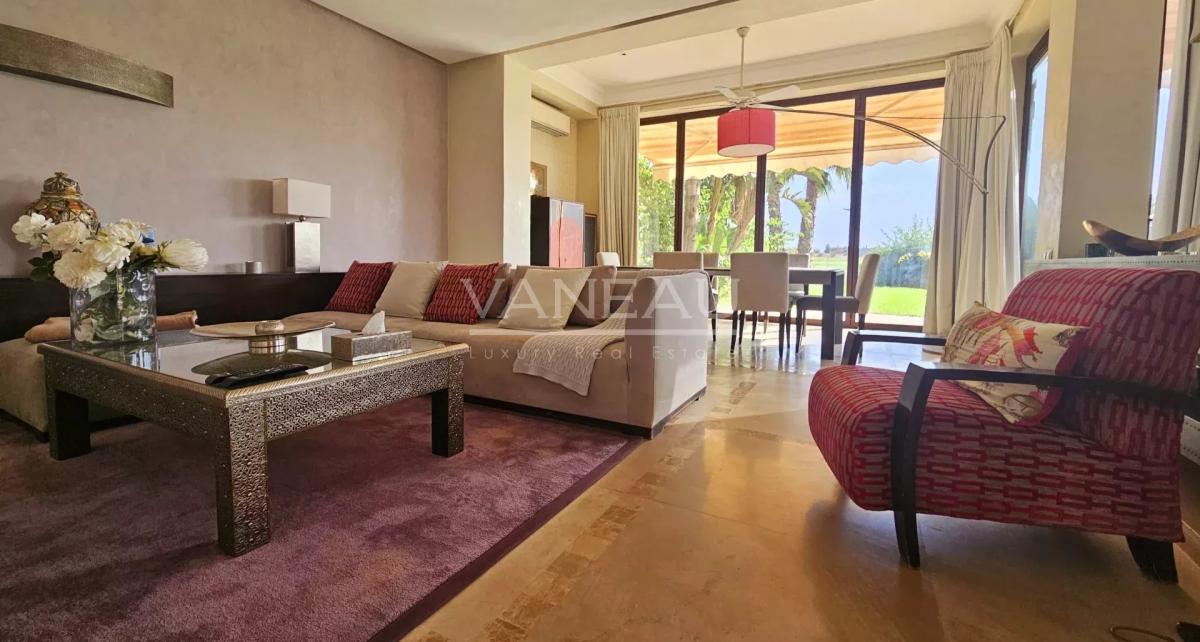 Villa front de front de golf  Ourika  vue sur Atlas.