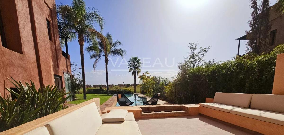Villa front de front de golf  Ourika  vue sur Atlas.