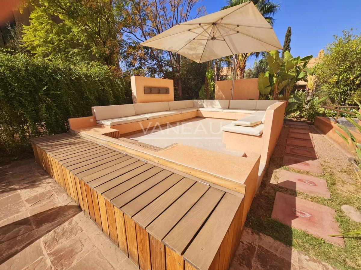 Villa front de front de golf  Ourika  vue sur Atlas.