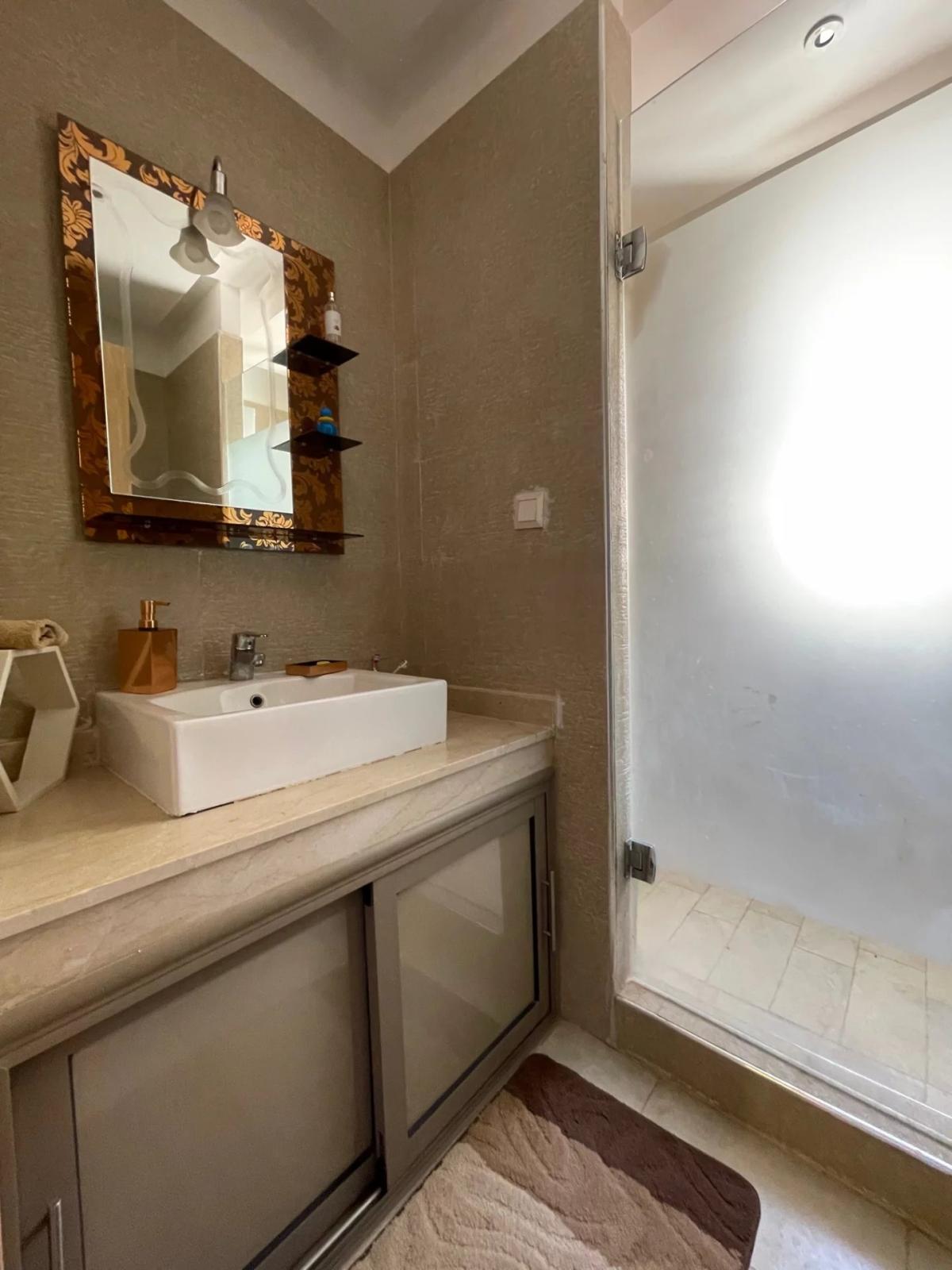 Centre de Marrakech : Appartement 2 chambres vue Atlas