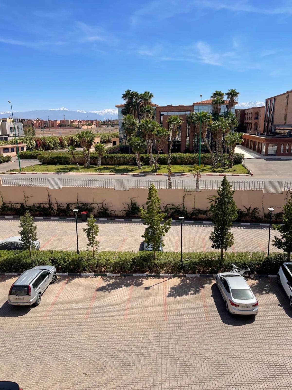 Centre de Marrakech : Appartement 2 chambres vue Atlas
