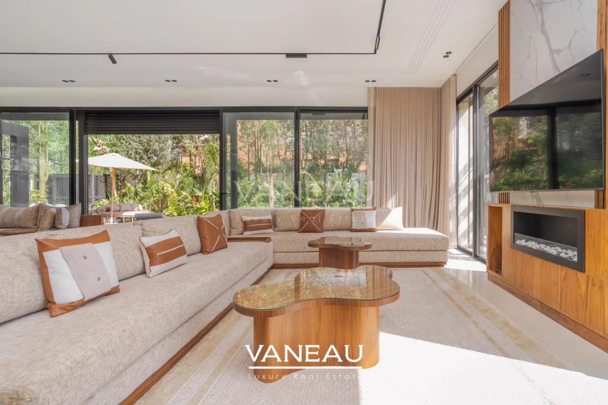 villa contemporaine à louer sur golf