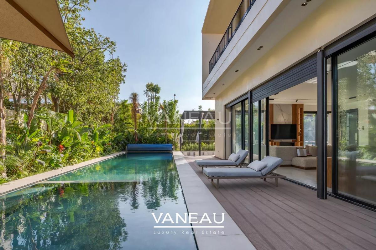 villa contemporaine à louer sur golf