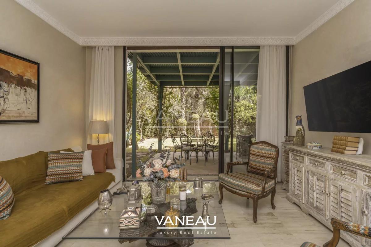 Superbe appartement 2 chambres en rez-de-jardin