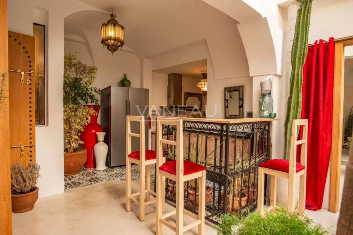 Beau riad 4 chambres  115 m2 à Sidi Mimoun